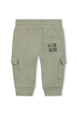 green cotton trackpants GIVENCHY KIDS | H30456602